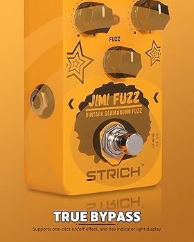 Amazon.com: STRICH Jimi Fuzz Guitar Pedal, Compact Electric